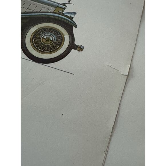 Old Cars Prints (16) Ariel Press Philip L. Sumner Portfolio Cadillac READ NOTE - Picture 9 of 9